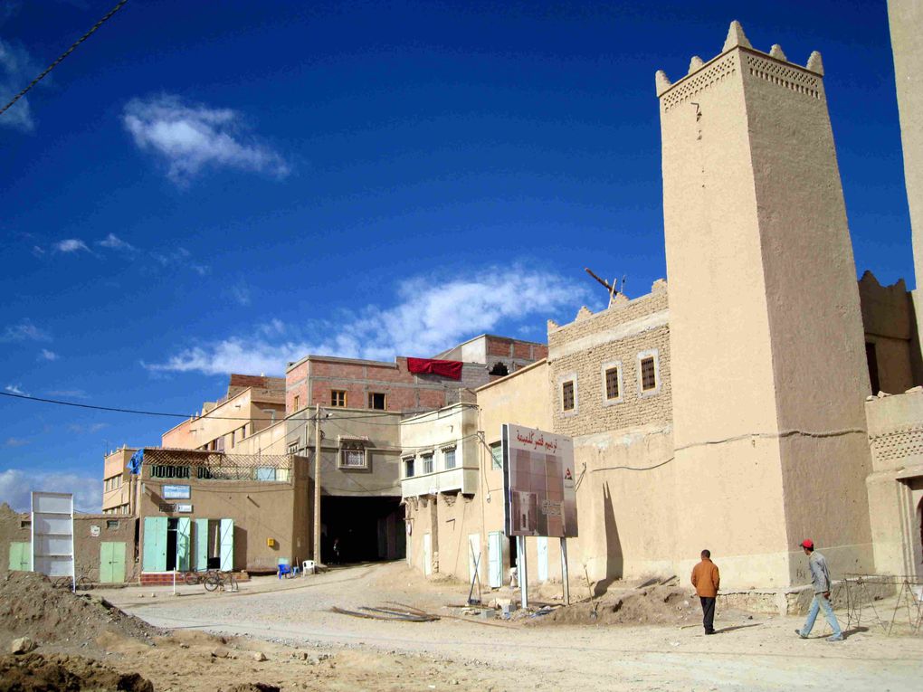 Photos de qsour et qasba au sud du Maroc.