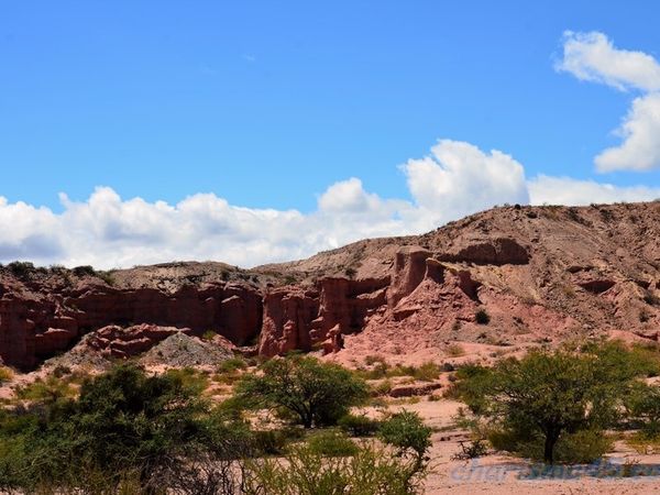 Quebrada de las Conchas - Los Castillos, Argentine en camping-car