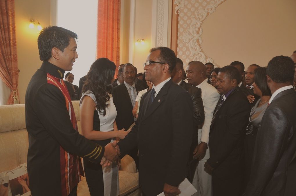 Cérémonie de présentations de vœux des corps constitués au couple présidentiel, Mialy et Andry Rajoelina. Partie 3. Photos : Harilala Randrianarison