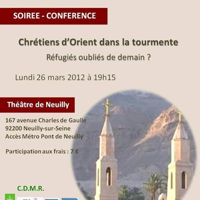 Conférence le 26 mars 2012 Théâtre de Neuilly