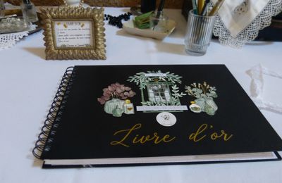 Livre d'or mariage "Viens on va s'aimer"