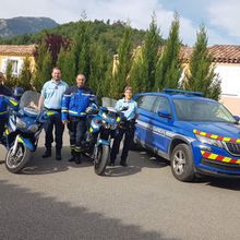 Castellane : renforcement pour l'été de deux militaires de l'escadron de sécurité routière 