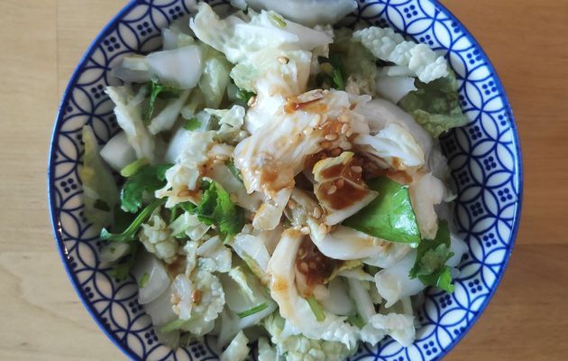 Salade de choux chinois au sésame