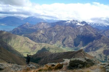 Aufstieg zum 1751m hohen Ben Lomond im Hinterland Queenstowns