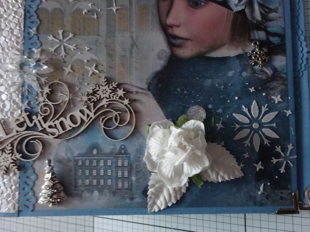 [MINI ALBUM] Craftbox Collection Winter Town: couverture et page #1