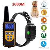 1000m Pet Dog Electric Shock Training Collar IP7 Depth Waterproof Remote Control Dog Device Anti Barking Device | Wish