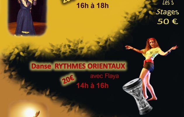 3 STAGES DE DANSES à Orange: Orientale, Polynésienne, Bollywood