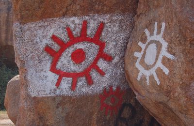 Fresque in Hampi