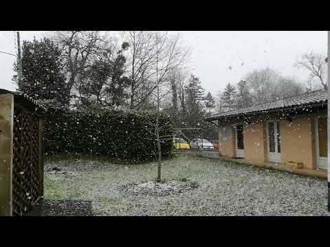 Il neige à Blaye 2018
