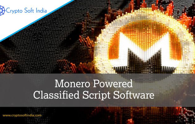 Monero Powered Classifieds Script - Crypto soft India