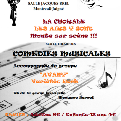Concert Samedi 09 Mai 2015 salle Jacques BREL !