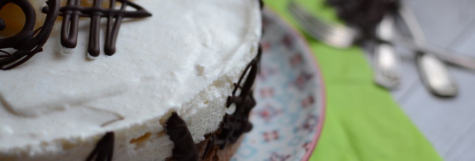Entremets à la moussse de poires