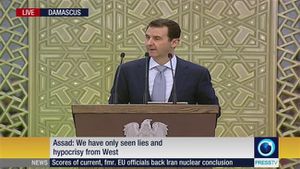 Assad: la paix reviendra quand l'Occident cessera de &quot;soutenir les terroristes&quot; (AFP)