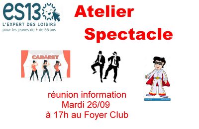 ATELIER  SPECTACLE 2024