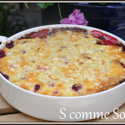 Gratin de fruits à la frangipane