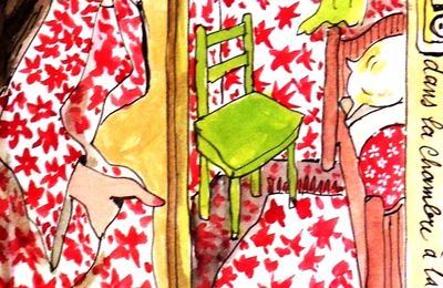 une phrase: un dessin - a prompt: a sketch