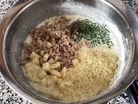 Tarte croustillante au fromage et au thon 