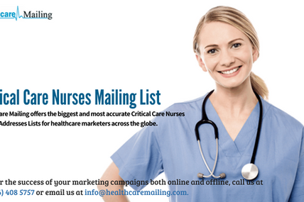 Strengthen your campaign foundation with the validated Critical Care Nurses Email List