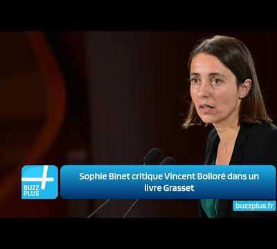 Dans un essai paru chez Grasset, Sophie Binet accuse le groupe Vincent Bolloré de financer l'extrême droite