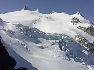 Glacier du Trient, Combe d'Arpette et glacier de Saleina