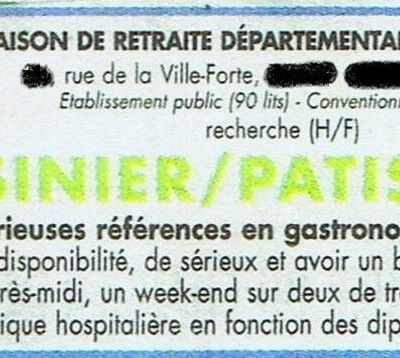 Vous pouvez m'embaucher...