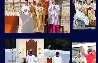 France - Lourdes : 1ère visite de Benoît XVI (14/09/2008)