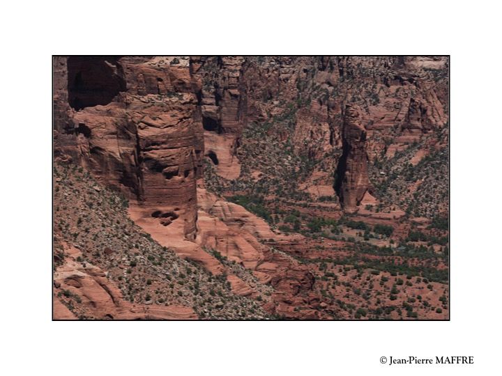Le parc national de Mesa Verde, la “table verte” est un haut plateau qui domine le désert.
