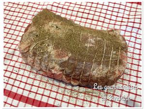 Rôti de porc séché aux herbes du maquis 