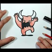Como dibujar un demonio paso a paso 6 | How to draw a demon 6