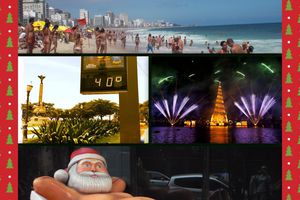 Le coin photo du mois de décembre: Noel à Rio de Janeiro