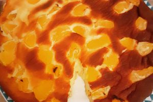 Gâteau au fromage blanc et oranges
