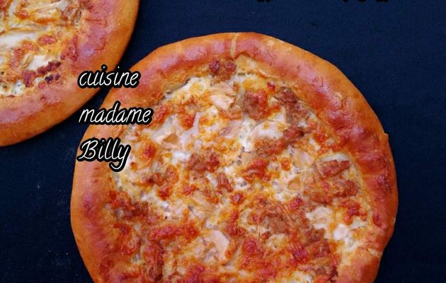 Pizza blanche facile / Easy white pizza 🍛🍲 بيتزا بالصلصة البيضاء
