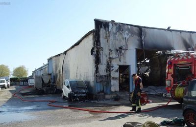Pessac (33) : un incendie détruit 1000 mètres carrés d’un entrepôt
