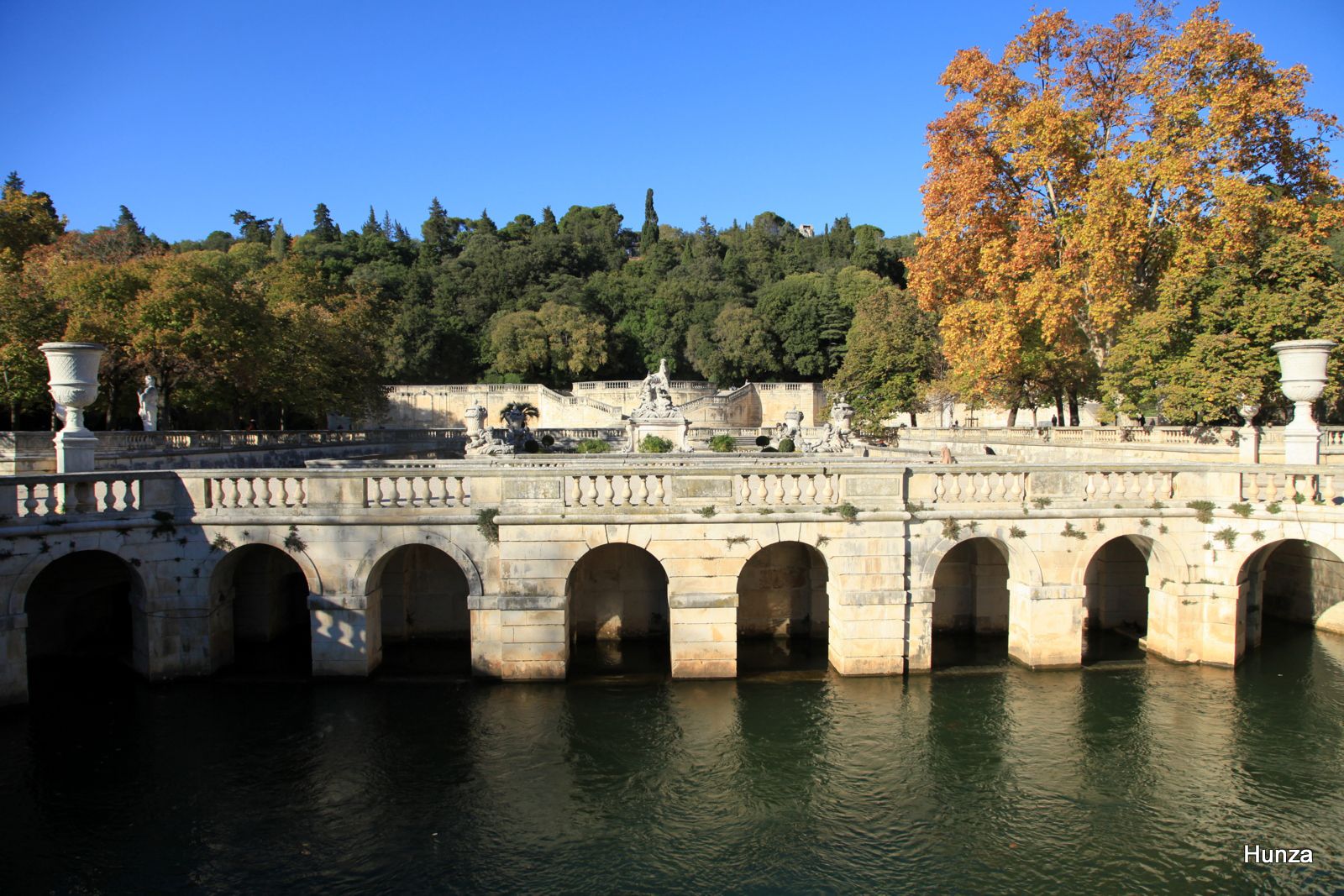 Nîmes, jardins de la Fontaine