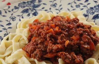 Tagliatelles à la Bolognaise Tout Maison 