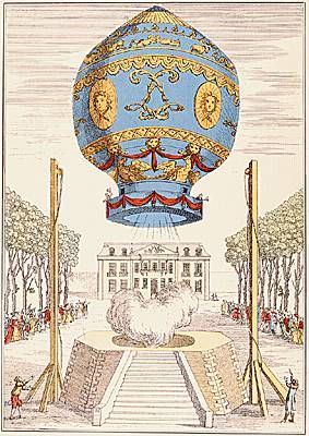 21 novembre 1783 - Premier voyage en montgolfière