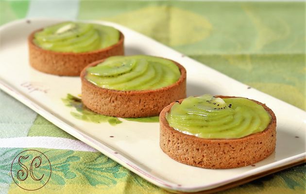 tartelettes spéculoos coco /kiwi