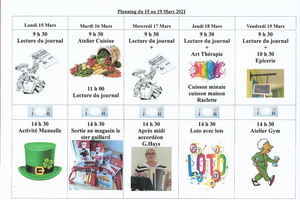 Planning semaine 11