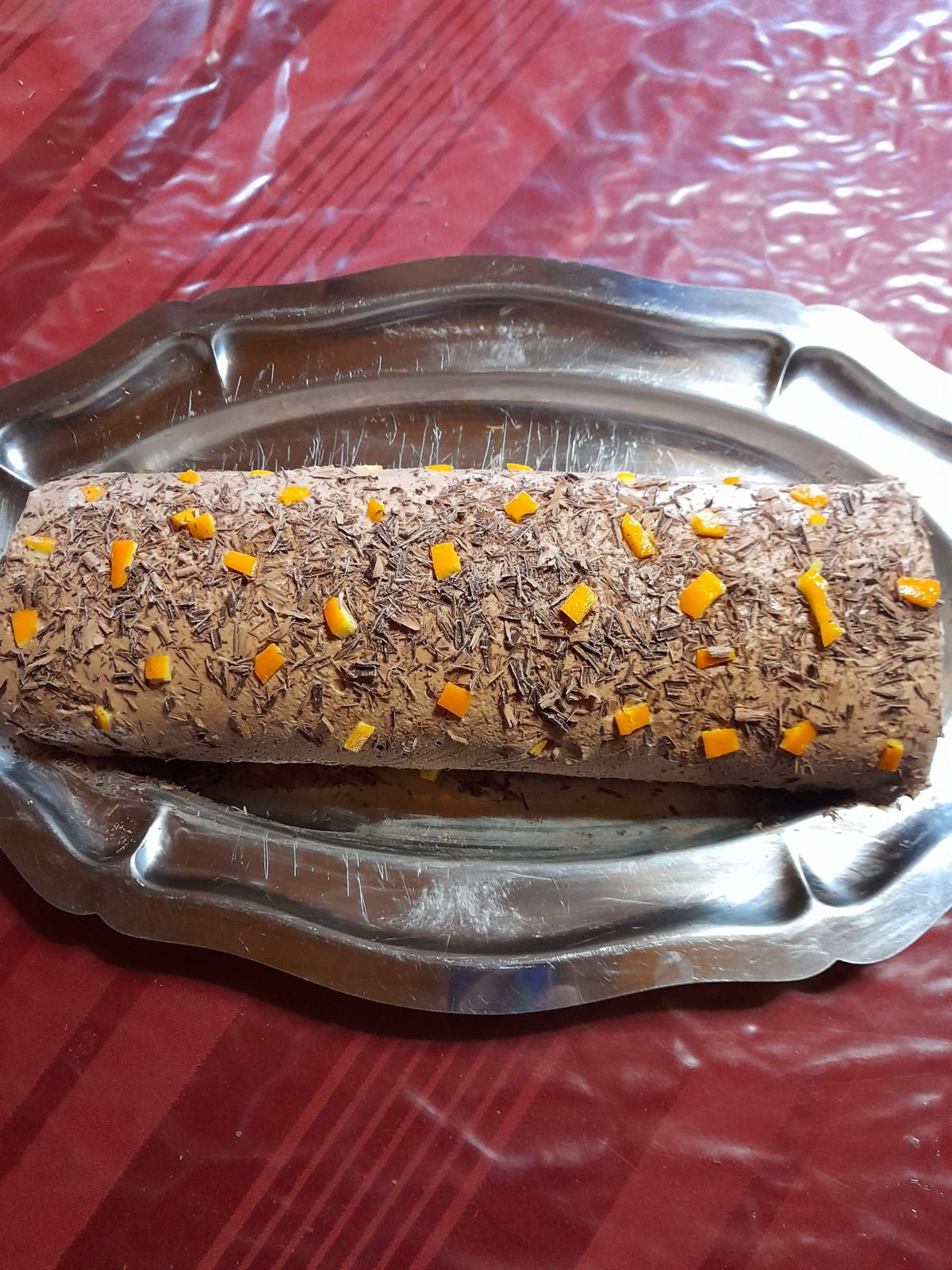 buche chocolat clémentine