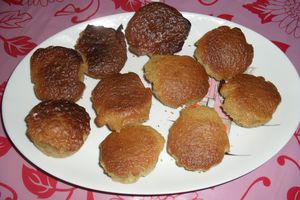 Mini-gâteaux au yahourt avec sa chicorée