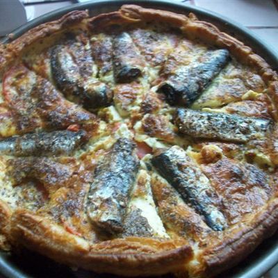 QUICHE AUX TOMATES ET SARDINES