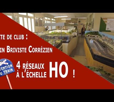 Le Train miniature Briviste Corrézien à l'échelle HO
