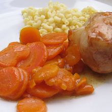 Paupiette de dinde et ses carottes