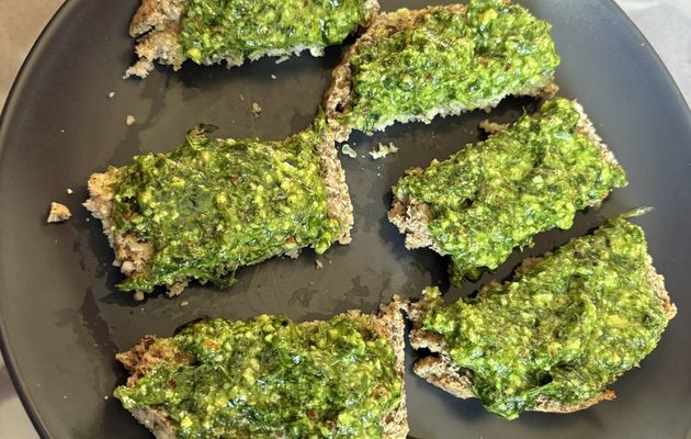 Pesto à l'ail des ours et noix SG SL Vegan 