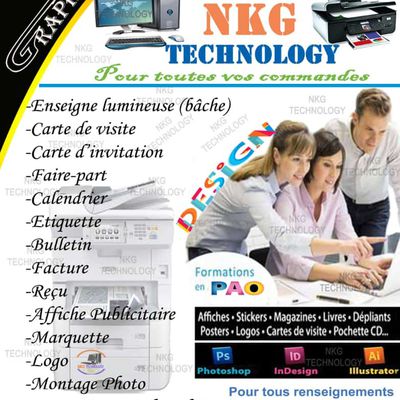 LES SERVICES DE GRAPHISME ET D’IMPRESSION OFFERTS PAR NKG TECHNOLOGY AU BÉNIN