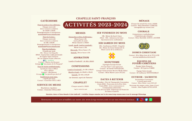 Activités 2023-2024