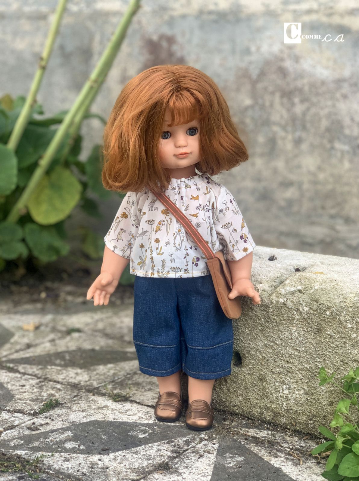 Jean baggy et blouse Liberty® • Octobre 2022 - Marie-Françoise et Cie