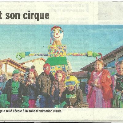 Carnaval - Article du Dauphiné Libéré