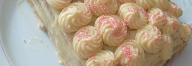 Gâteaux crème pâtissière et noix