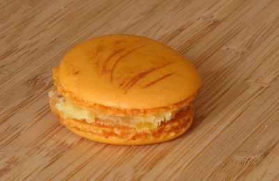 Macarons mangue et ananas